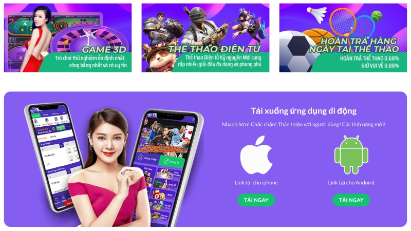 Hướng dẫn tải app Ysb66
