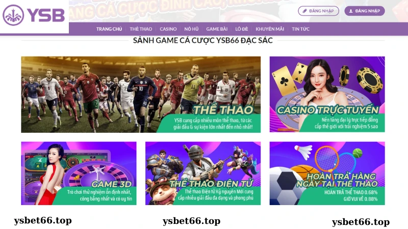Ưu điểm của nhà cái Ysb66